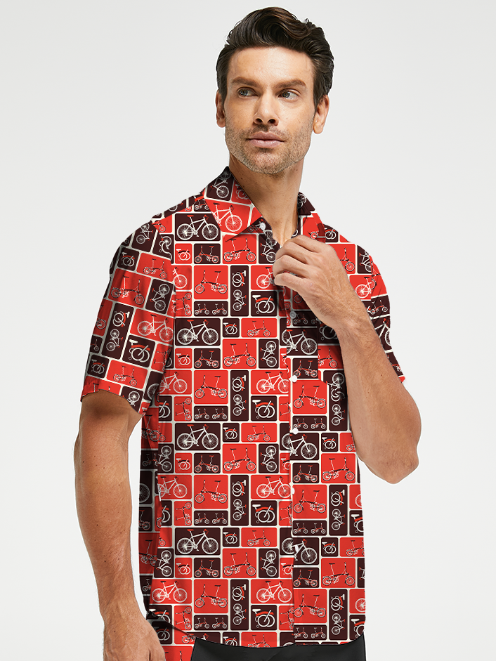 Orionride Diverse Bicycles Zipper Pockets Ultra Lightweight Short Sleeves Gravel Shirt