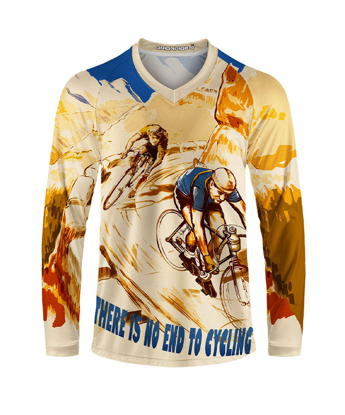Orionride Chasing The Race Long Sleeve Downhill Jersey