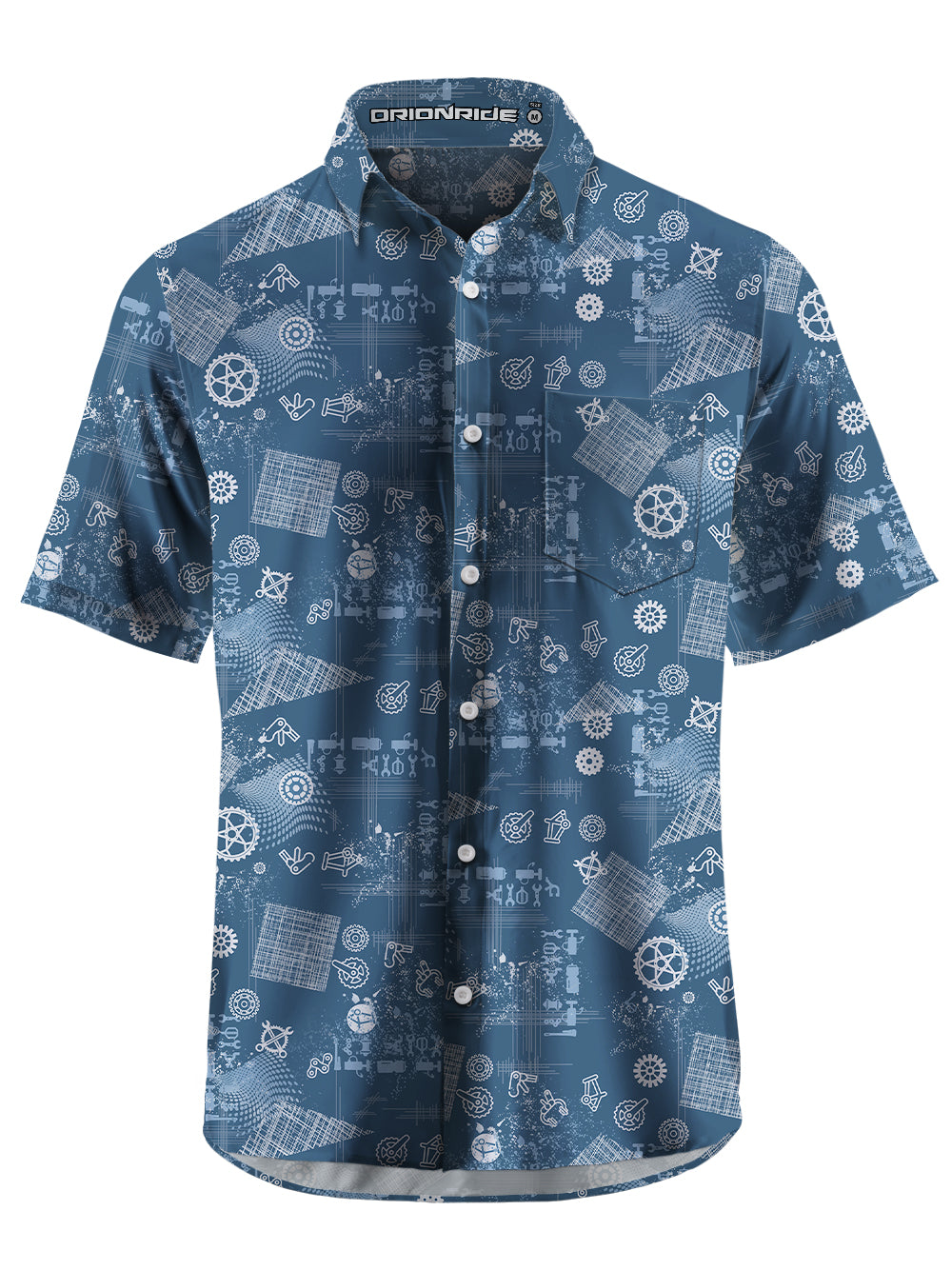 Orionride Parts Story Zipper Pockets Ultra Lightweight Short Sleeves Gravel Shirt
