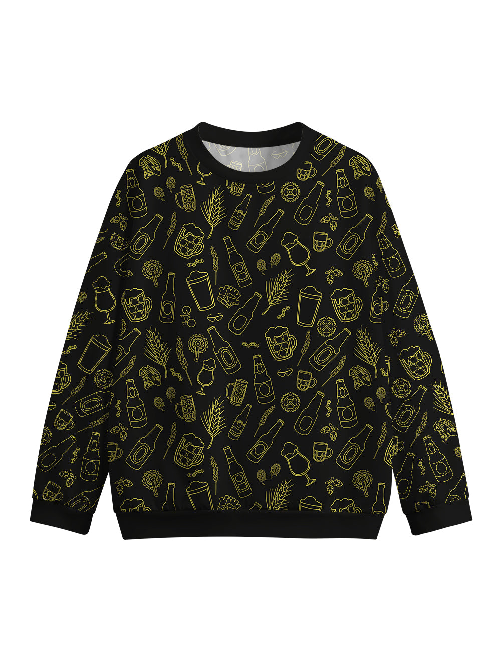 Orionride The Joy Of Beer Crew Neck Pullover Sweatshirt