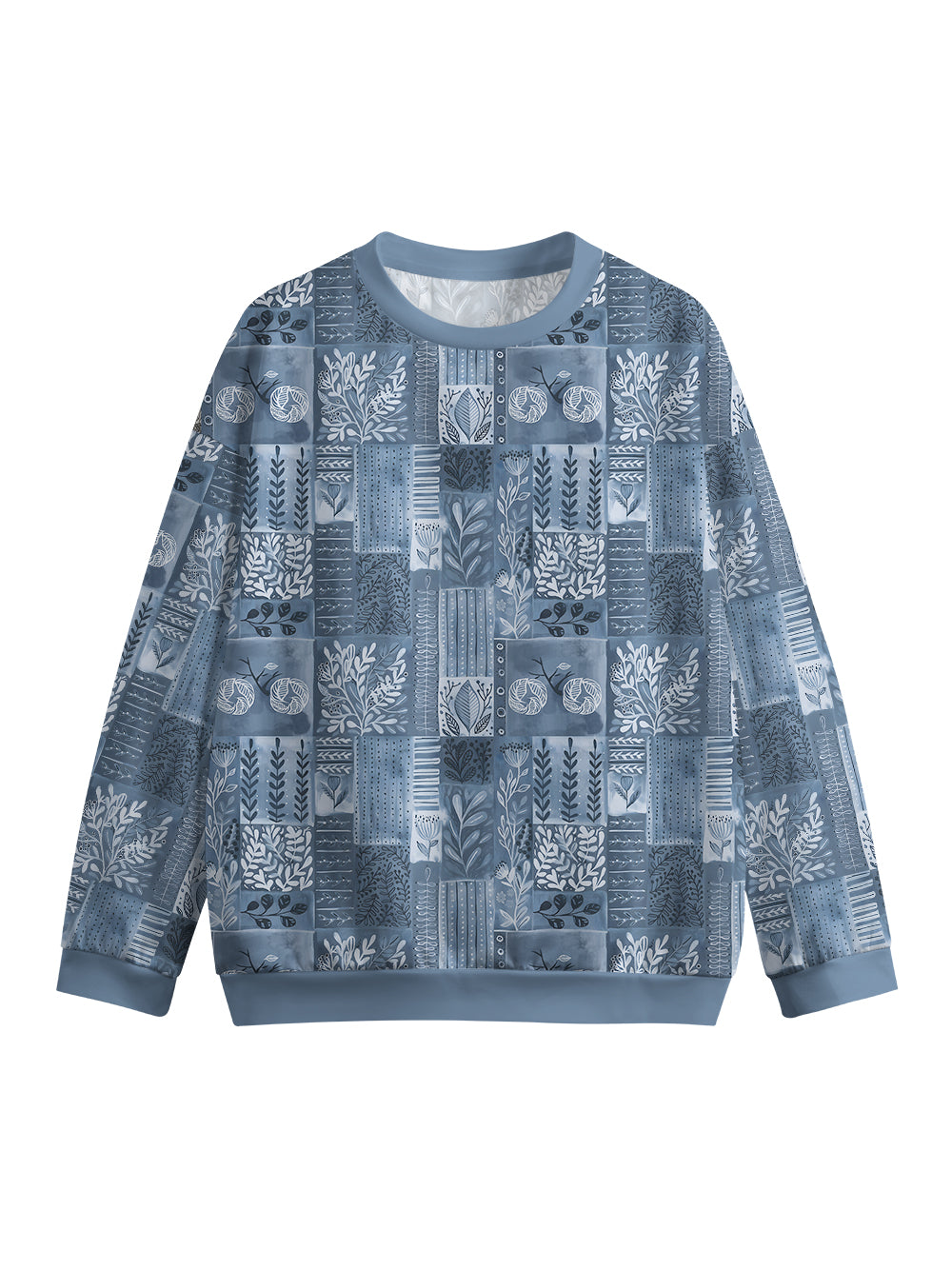 Orionride Bicycle Jigsaw Puzzle Crew Neck Pullover Sweatshirt