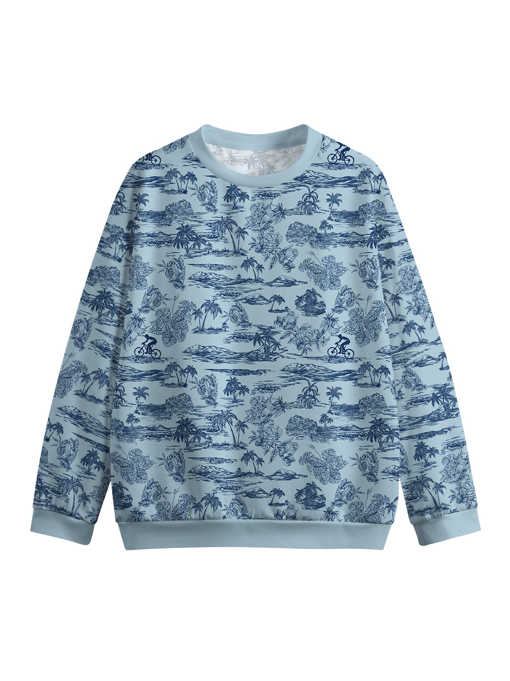Orionride Mysterious Island Crew Neck Pullover Sweatshirt