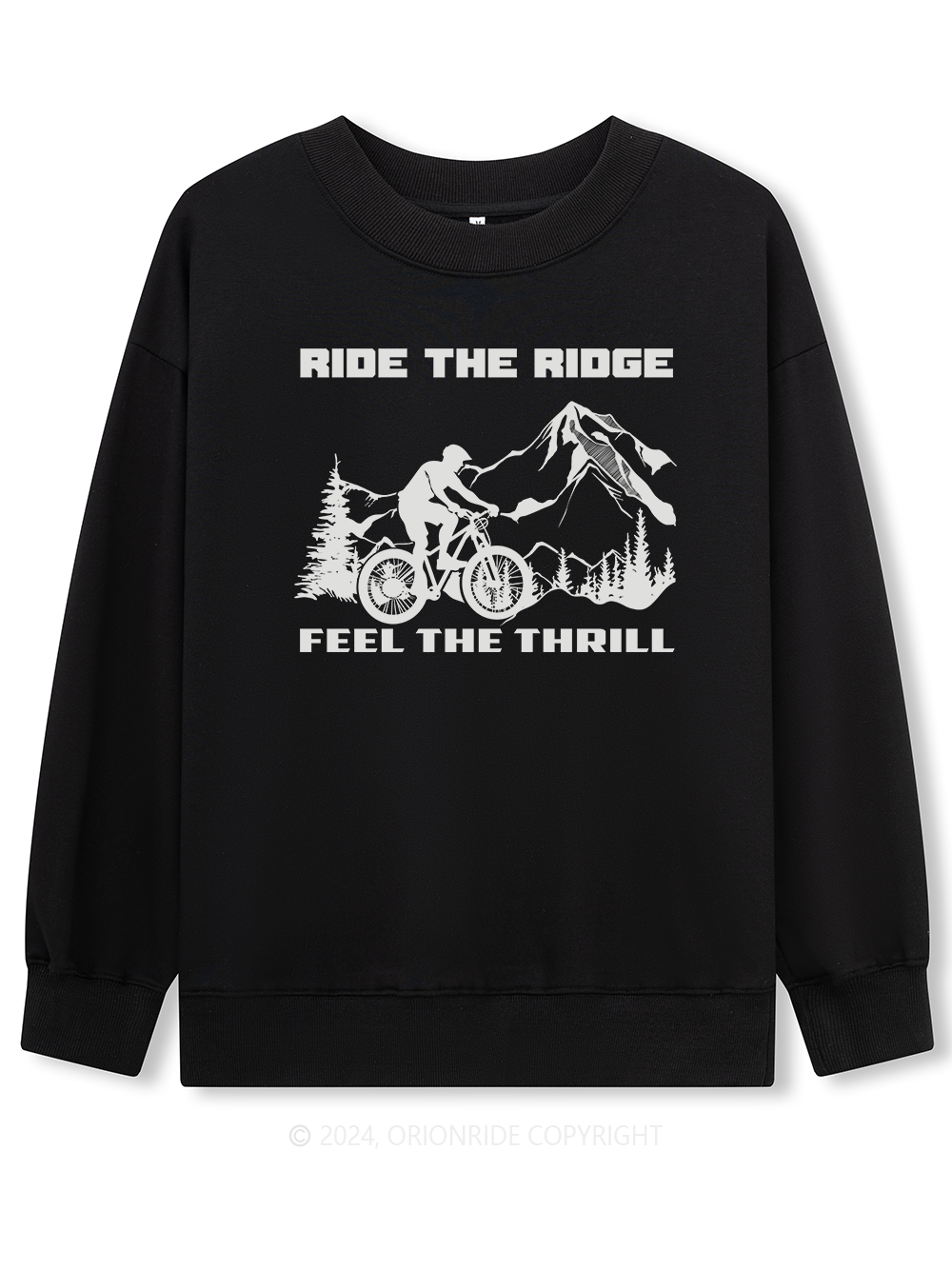 Orionride Long Sleeves Ride The Ridge Bike Sweatshirts