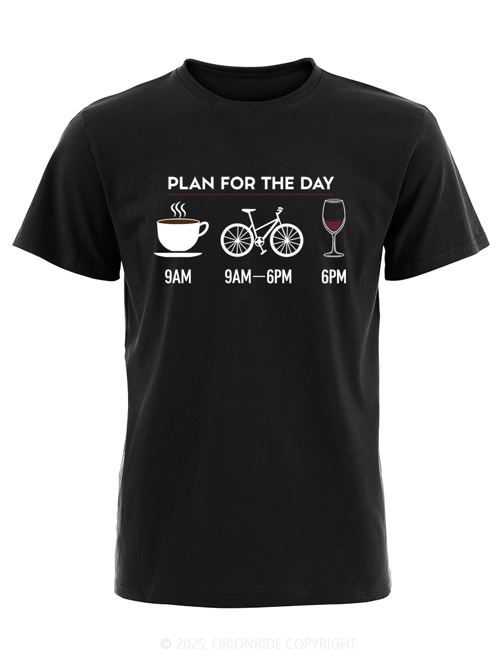 Orionride Plan For The Day Short Sleeves Bike T-Shirt