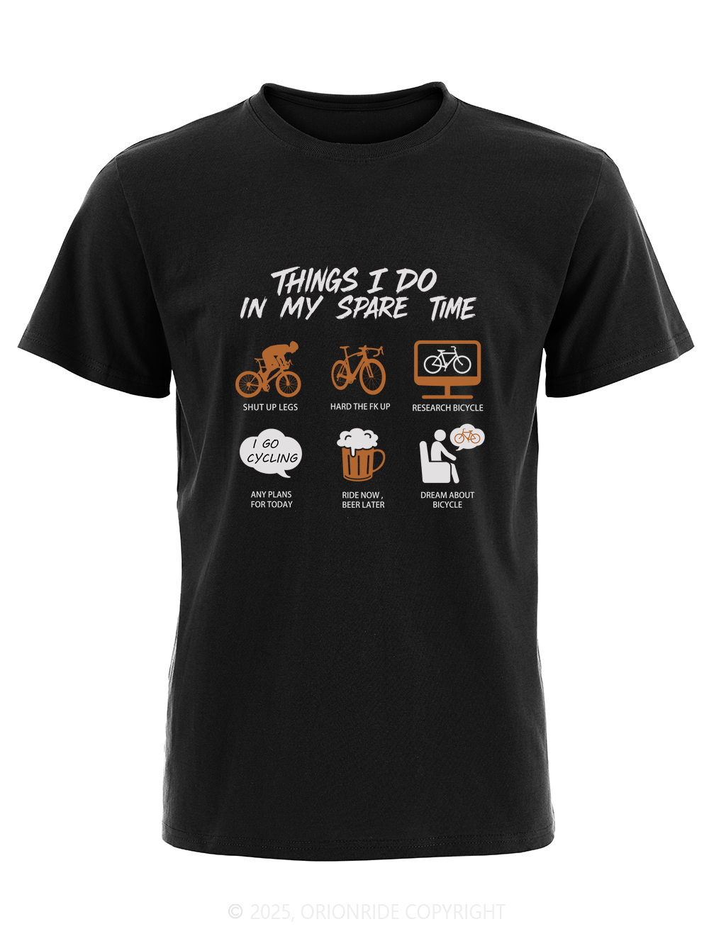 Orionride Awesome Schedule Short Sleeves Bike T-Shirt