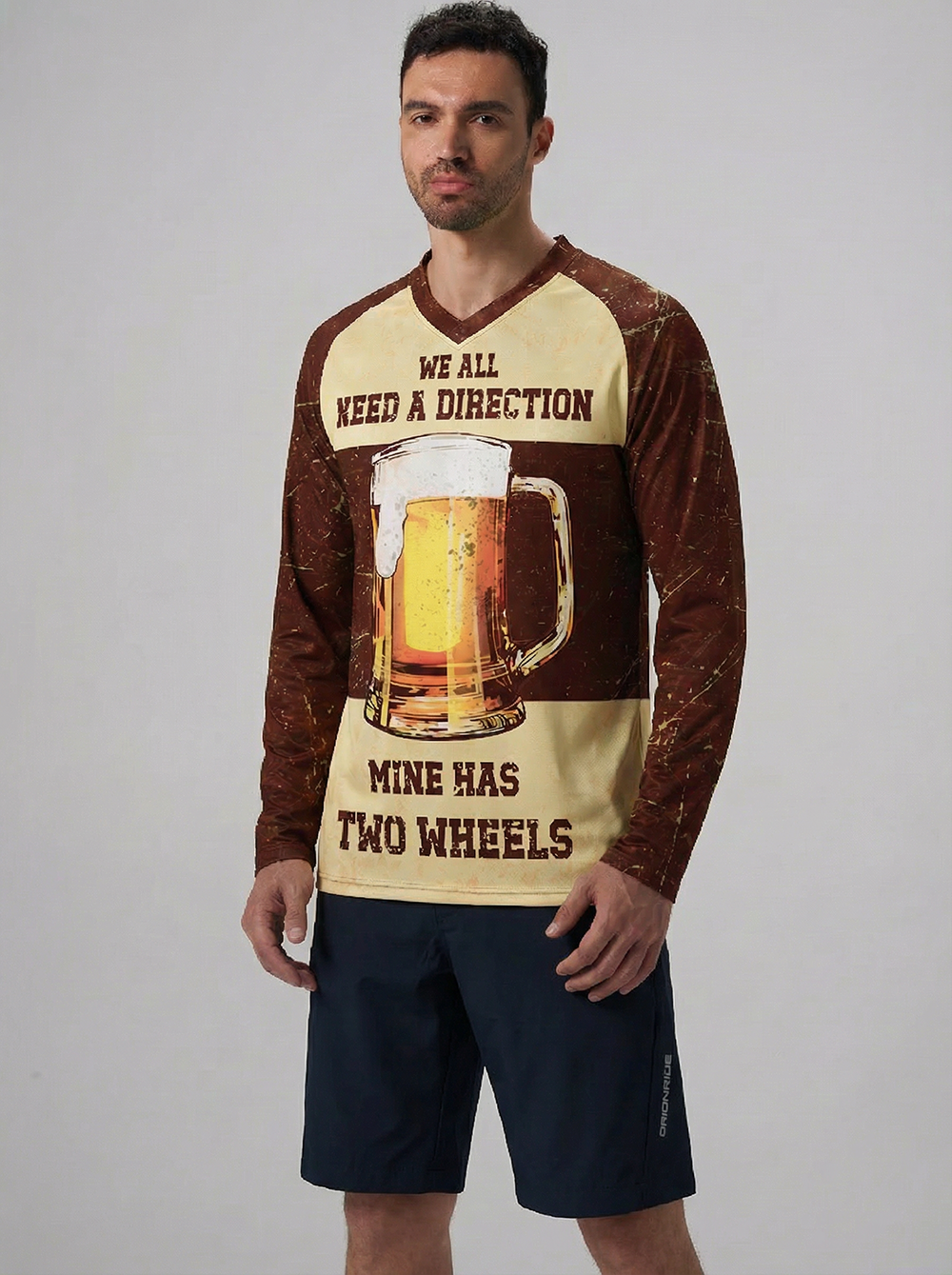 Orionride We All Need Beer Long Sleeve Downhill Jersey