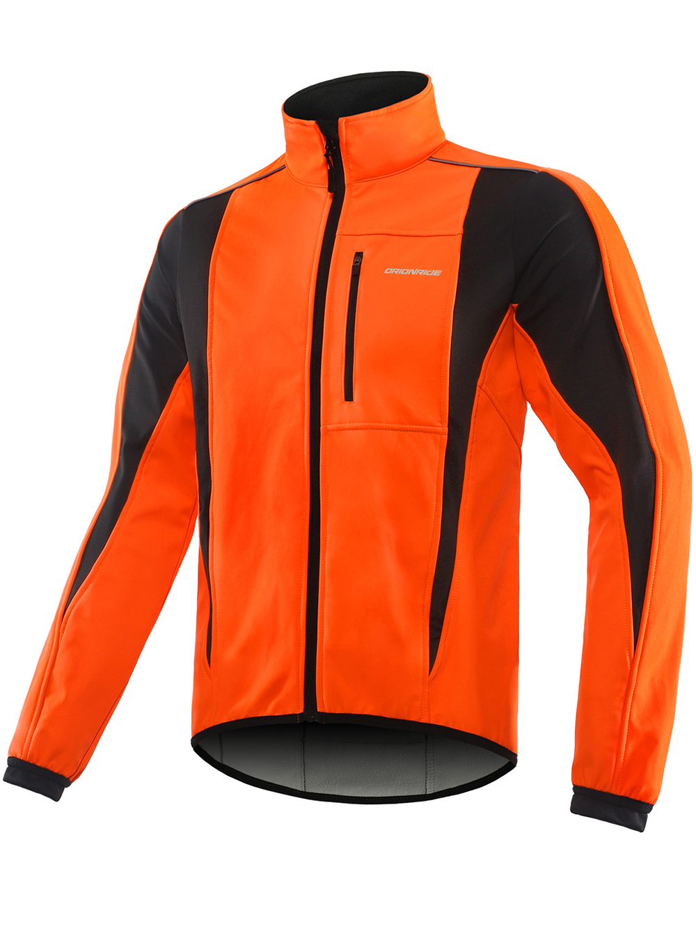 Orionride Cycling Jacket Waterproof Windproof Softshell Thermal Breathable Bike Outerwear Orange