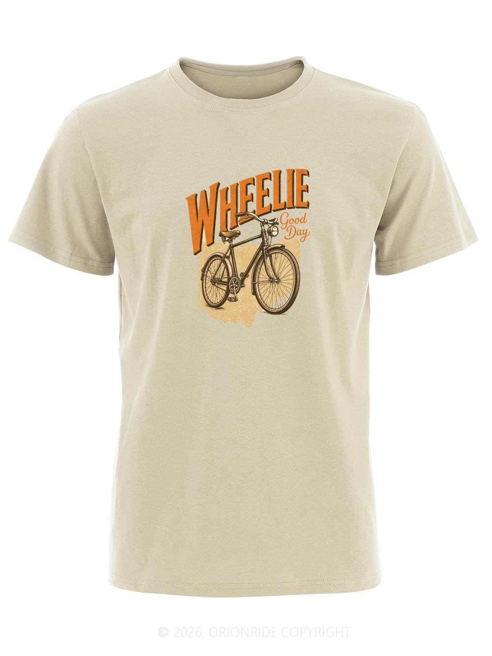 Orionride Vintage Solitude Cycle Short Sleeves Bike T-Shirt