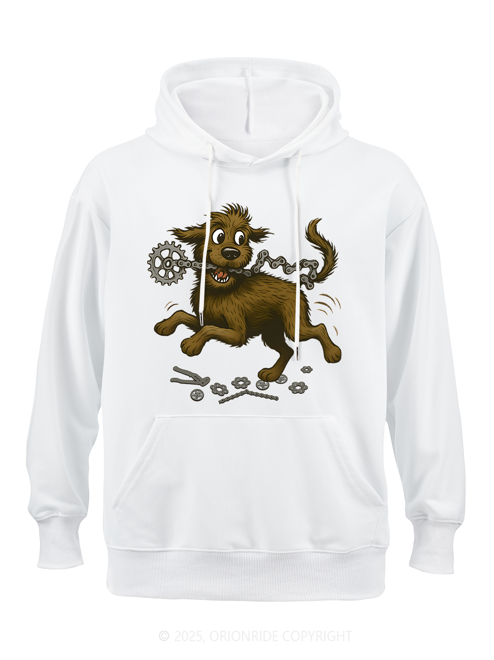 Orionride Dog Bite Chain Classic Hoddie