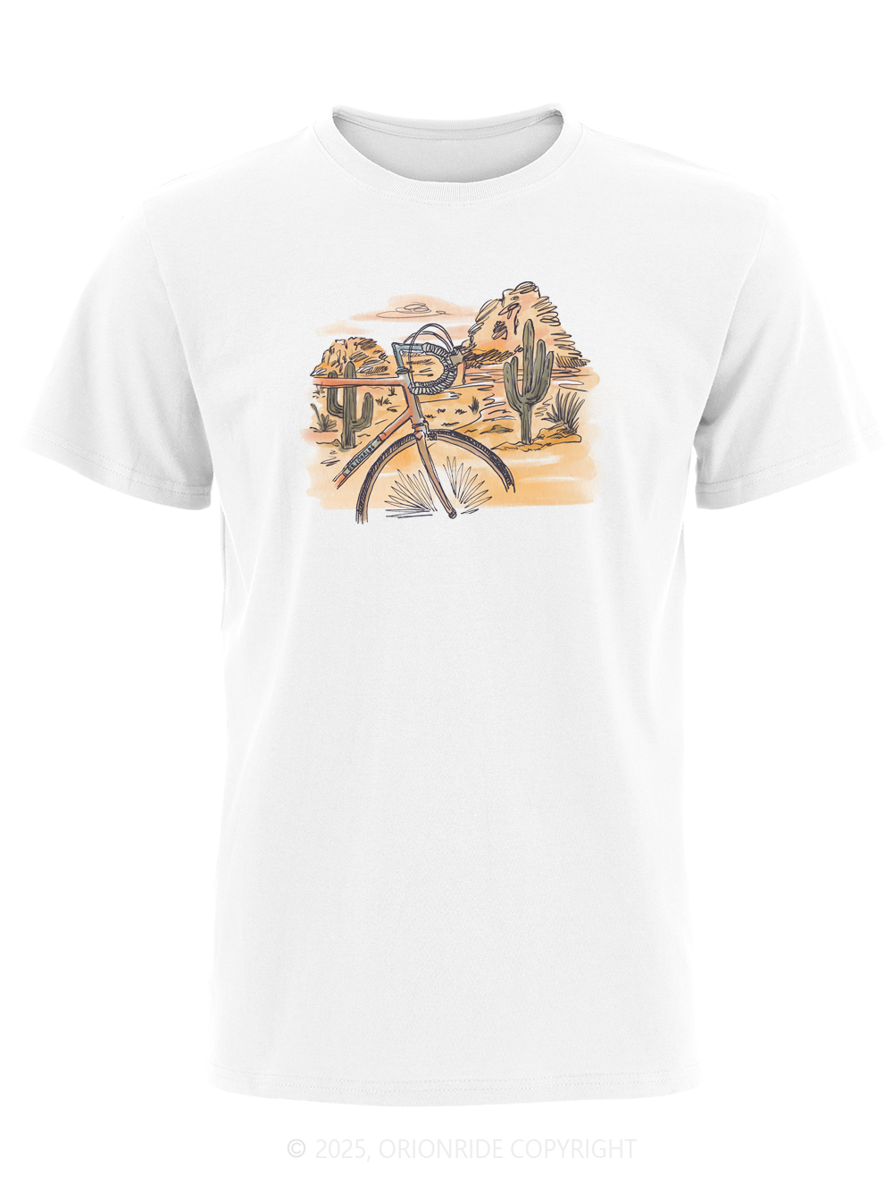Orionride Desert Handlebars Short Sleeves Bike T-Shirt