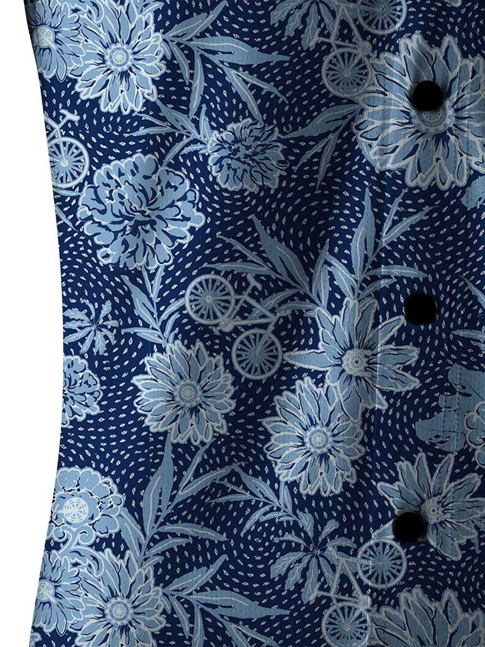 Orionride Flower Room Men's Stretchy Breathable Long Sleeve Gravel Shirt