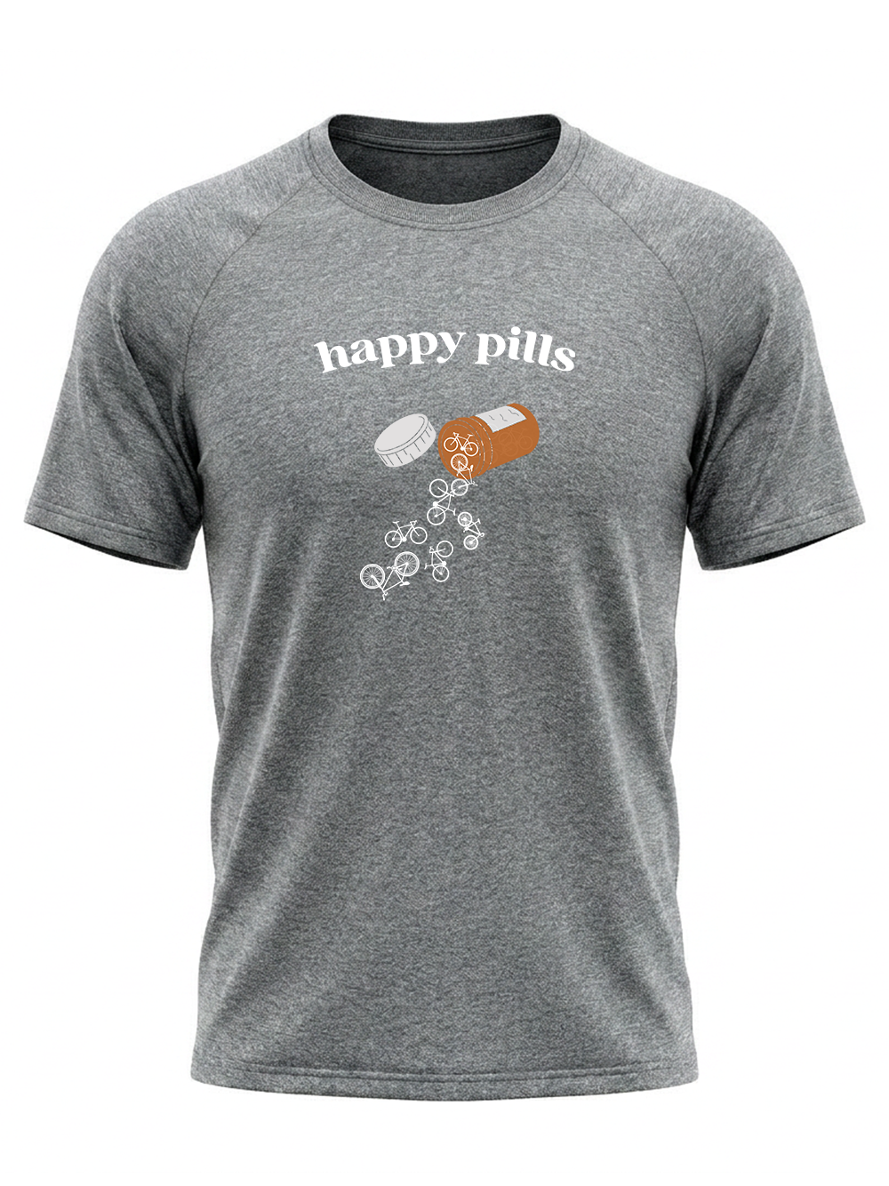Orionride Happy Pills Short Sleeves Quick-Dry Training T-Shirt