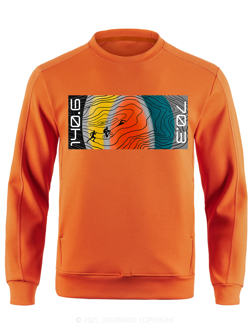 Orionride Color Triathlon Long Sleeves Bike Sweatshirts
