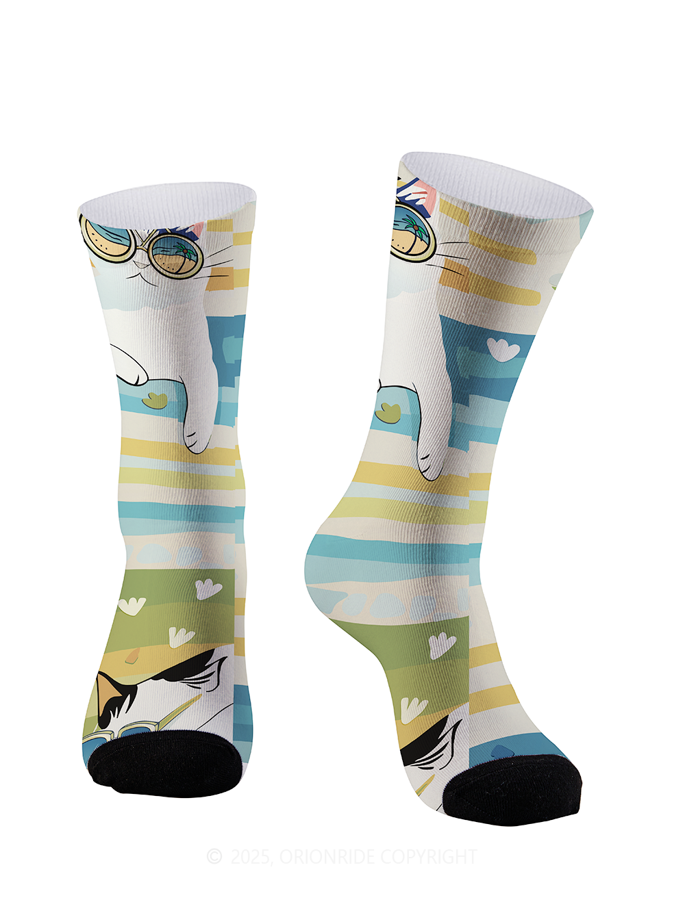 Orionride Four Cats Cycling Socks