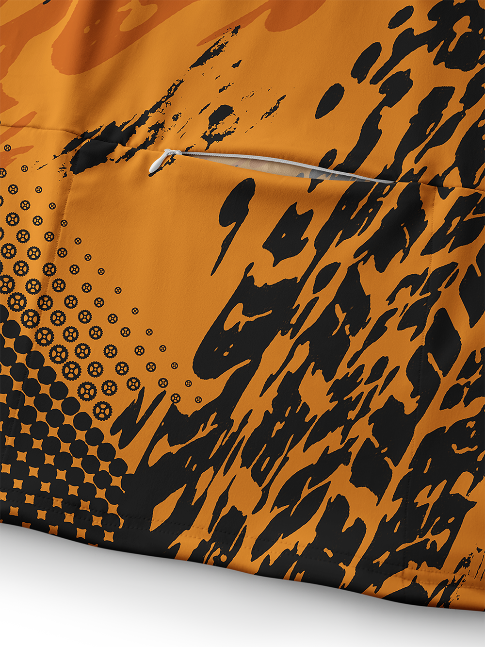 Orionride Tire Marks Long Sleeve Cycling Hoodie Shirt