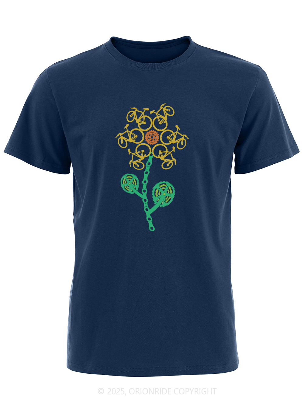 Orionride Sunflower Cycling Short Sleeves Bike T-Shirt