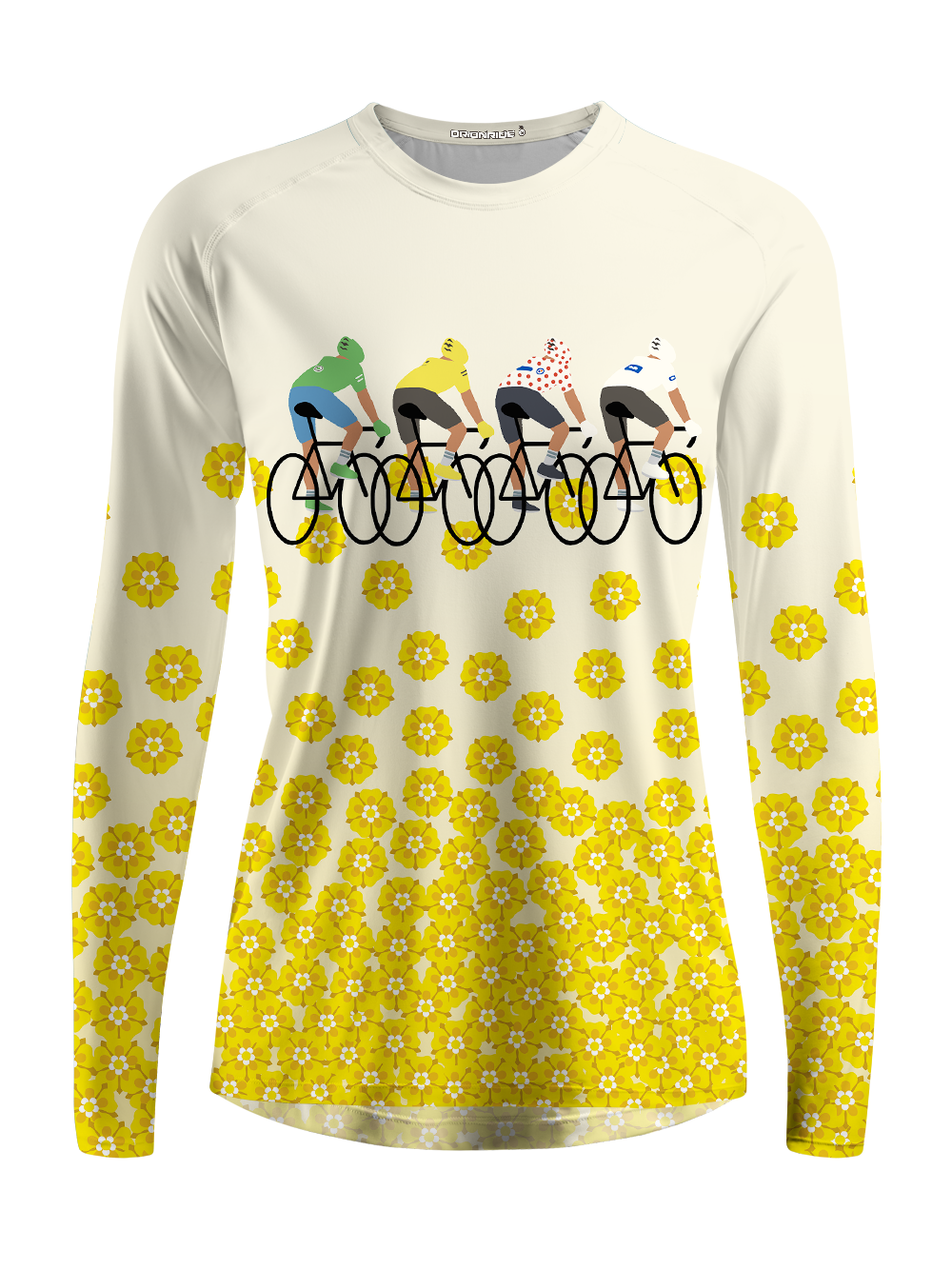Orionride Pedal To The Bloom Women's Quick Dry Downhill Jersey