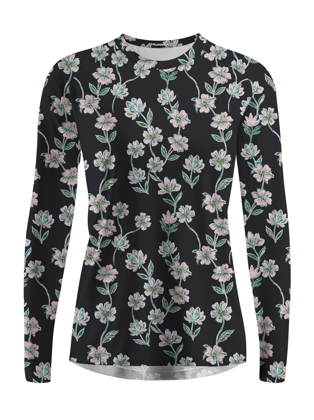Orionride Crayon Flowers Women's Quick Dry Downhill Jersey