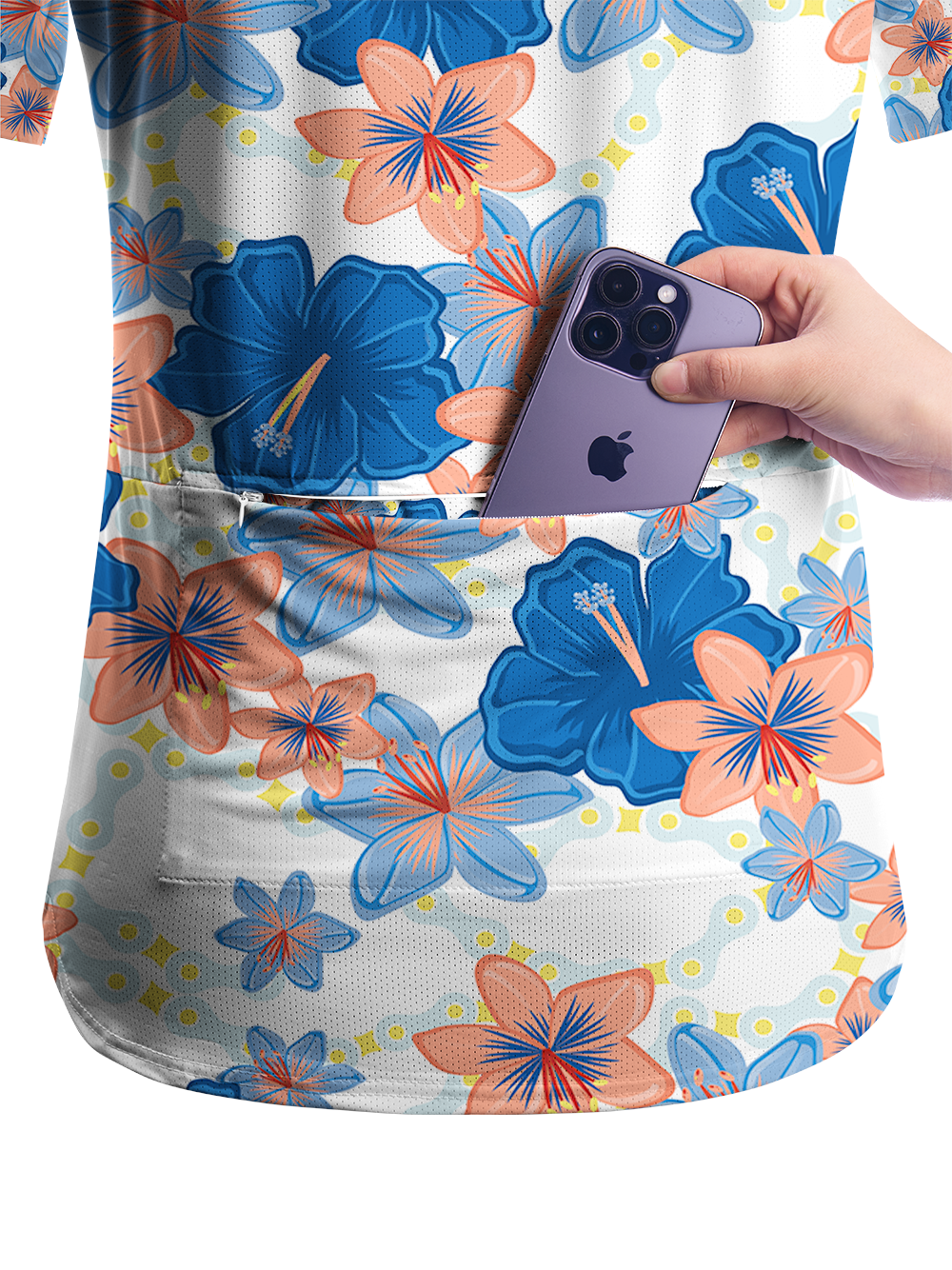 Orionride Hibiscus Chain Women's Breathable Short Sleeve T-shirt