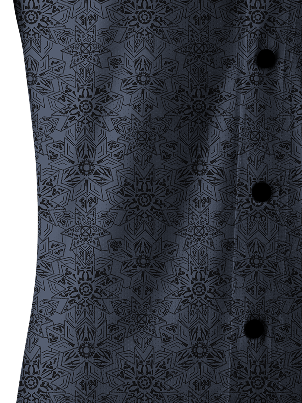 Orionride Snowflake-Shaped Parts Men's Stretchy Breathable Long Sleeve Gravel Shirt