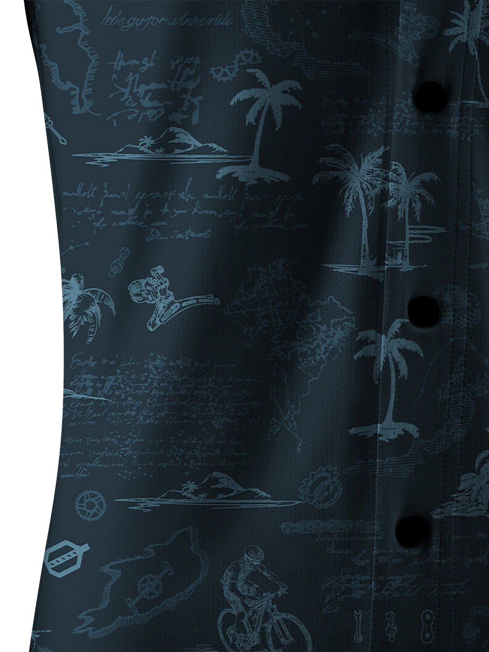 Orionride Island Relaxation Men's Stretchy Breathable Long Sleeve Gravel Shirt
