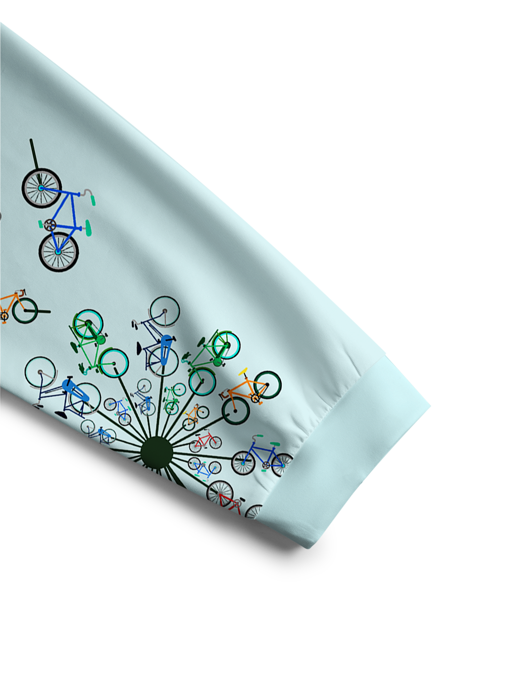 Orionride Dandelion Bike Crew Neck Pullover Sweatshirt