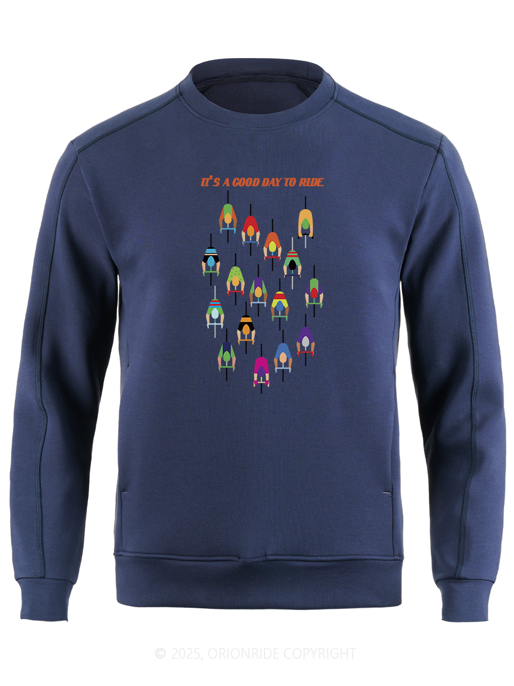 Orionride Good Day to Ride Long Sleeve Bike Sweatshirt