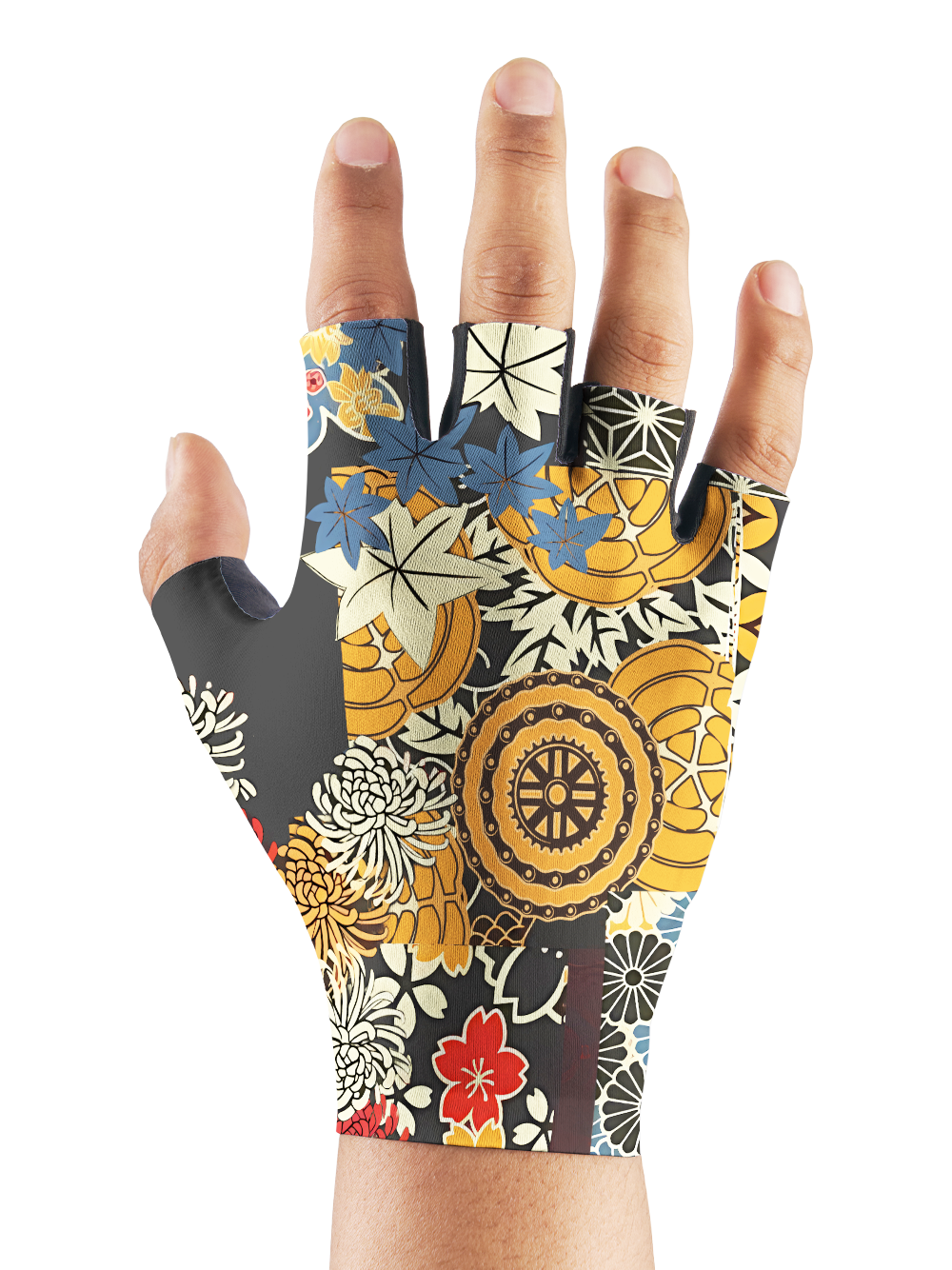 Orionride Unique Gear Flower Cycling Gloves