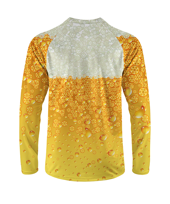 Orionride Beer Gear Bubbles Long Sleeve Downhill Jersey