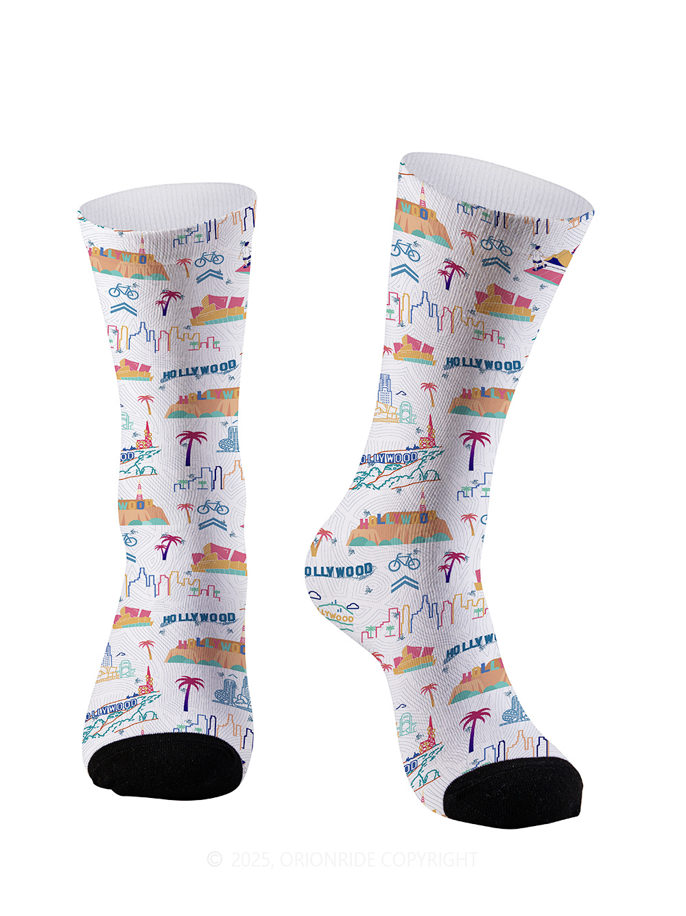 Orionride Los Angeles Stories Cycling Socks