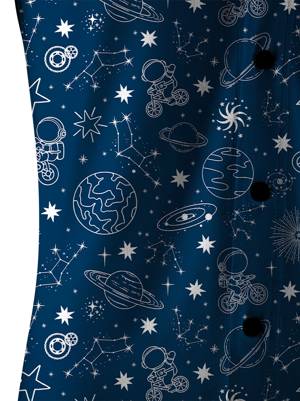 Orionride Space Journey Men's Stretchy Breathable Long Sleeve Gravel Shirt