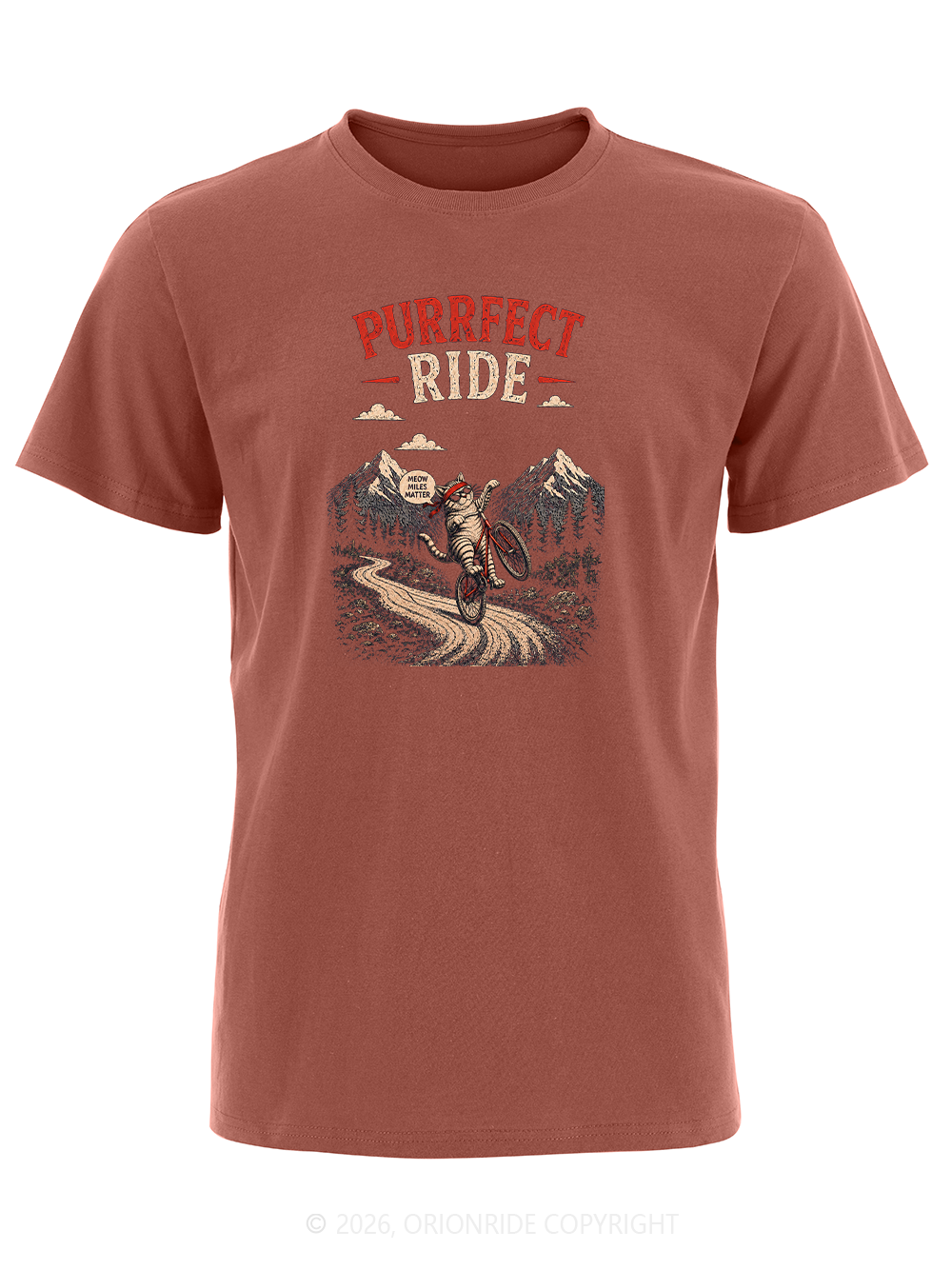 Orionride Purrfect Ride Short Sleeves Bike T-Shirt