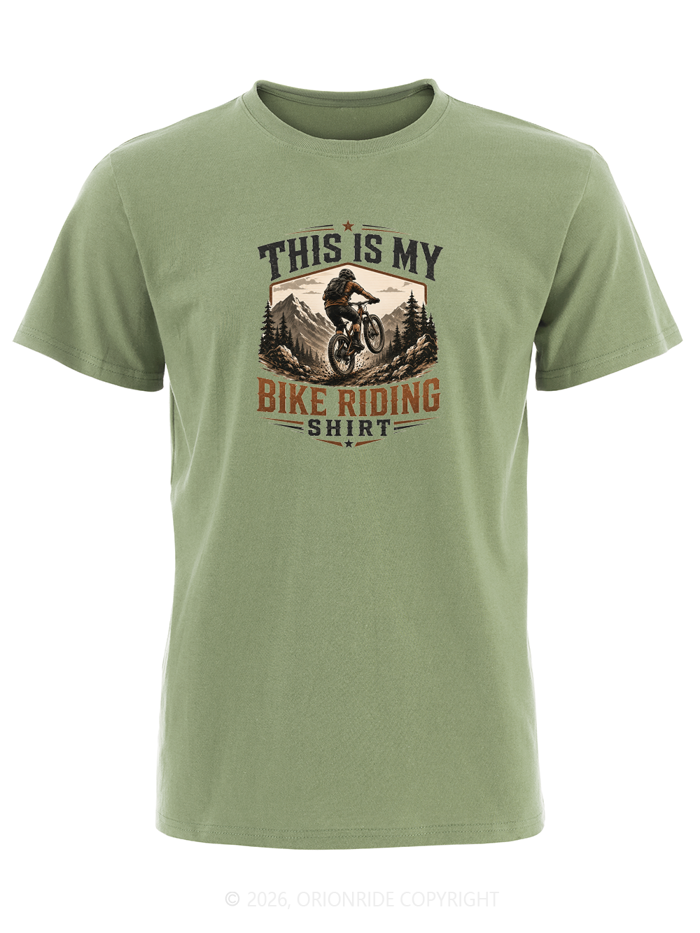 Orionride Badge Wild Ride Short Sleeves Bike T-Shirt