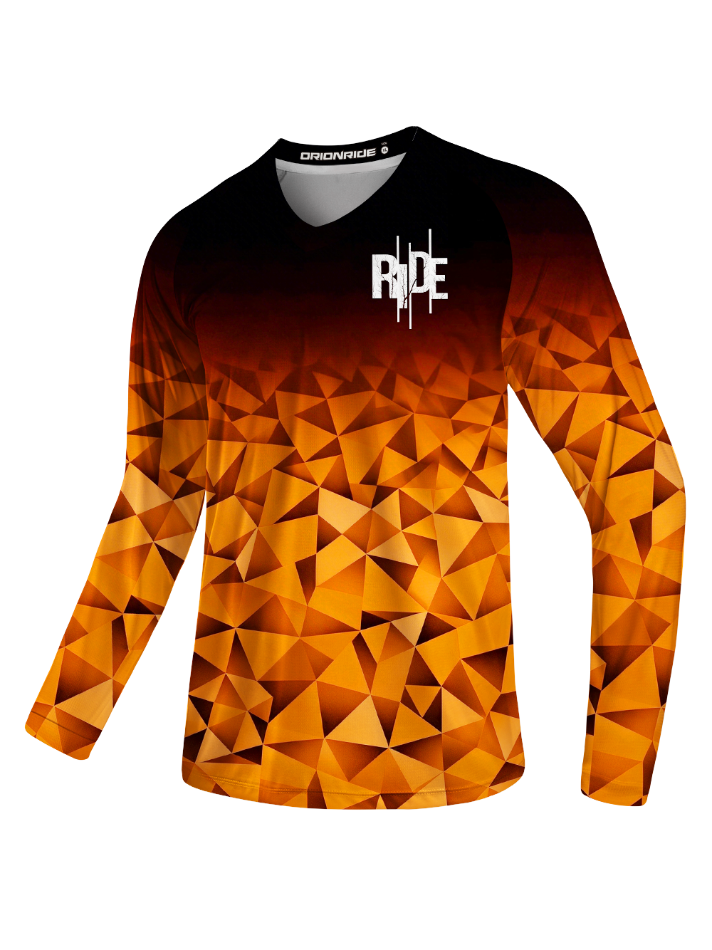 Orionride Red Gemstone Long Sleeve Downhill Jersey