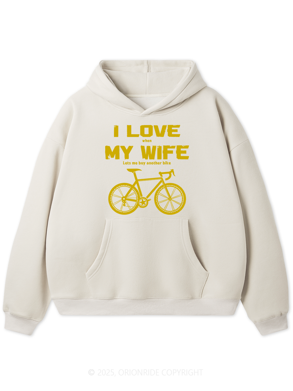 Orionride I Love My Wife Fleece Hoodie