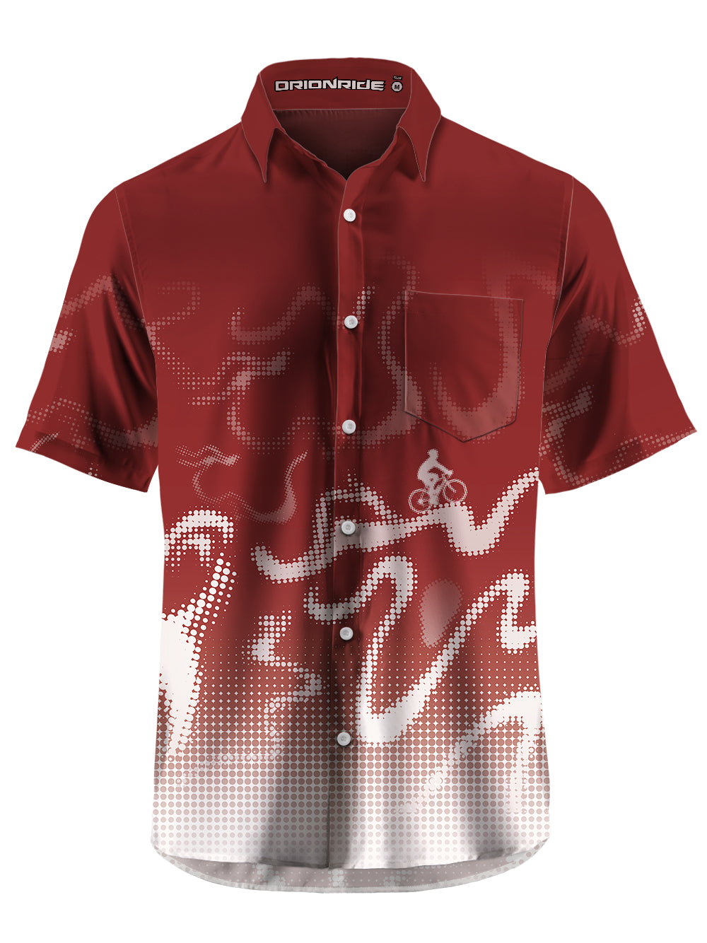 Orionride Virtual Contours Zipper Pockets Ultra Lightweight Short Sleeves Gravel Shirt