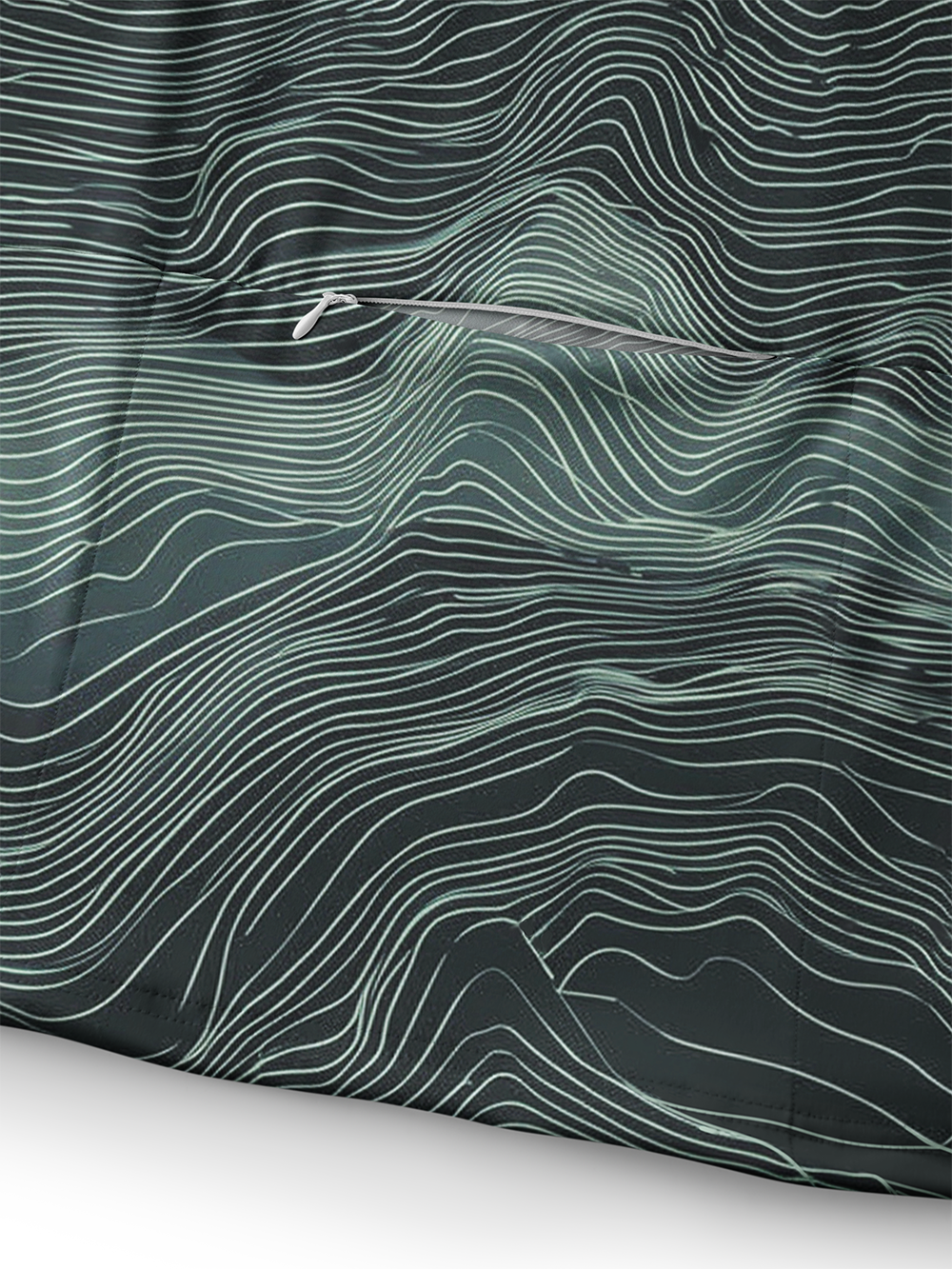 Orionride Winding Lines  Long Sleeve Cycling Hoodie Shirt