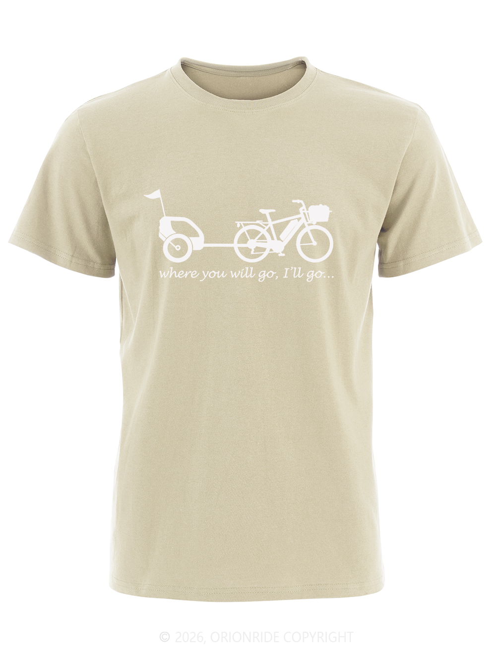 Orionride Father And Son Bicycles Short Sleeves Bike T-Shirt