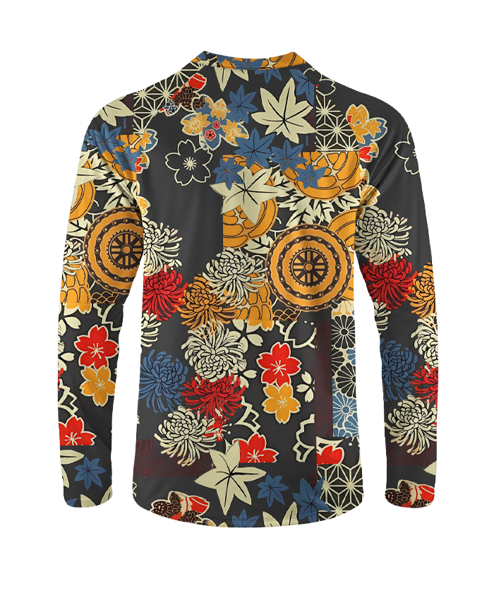 Orionride Unique Gear Flower Long Sleeve Downhill Jersey