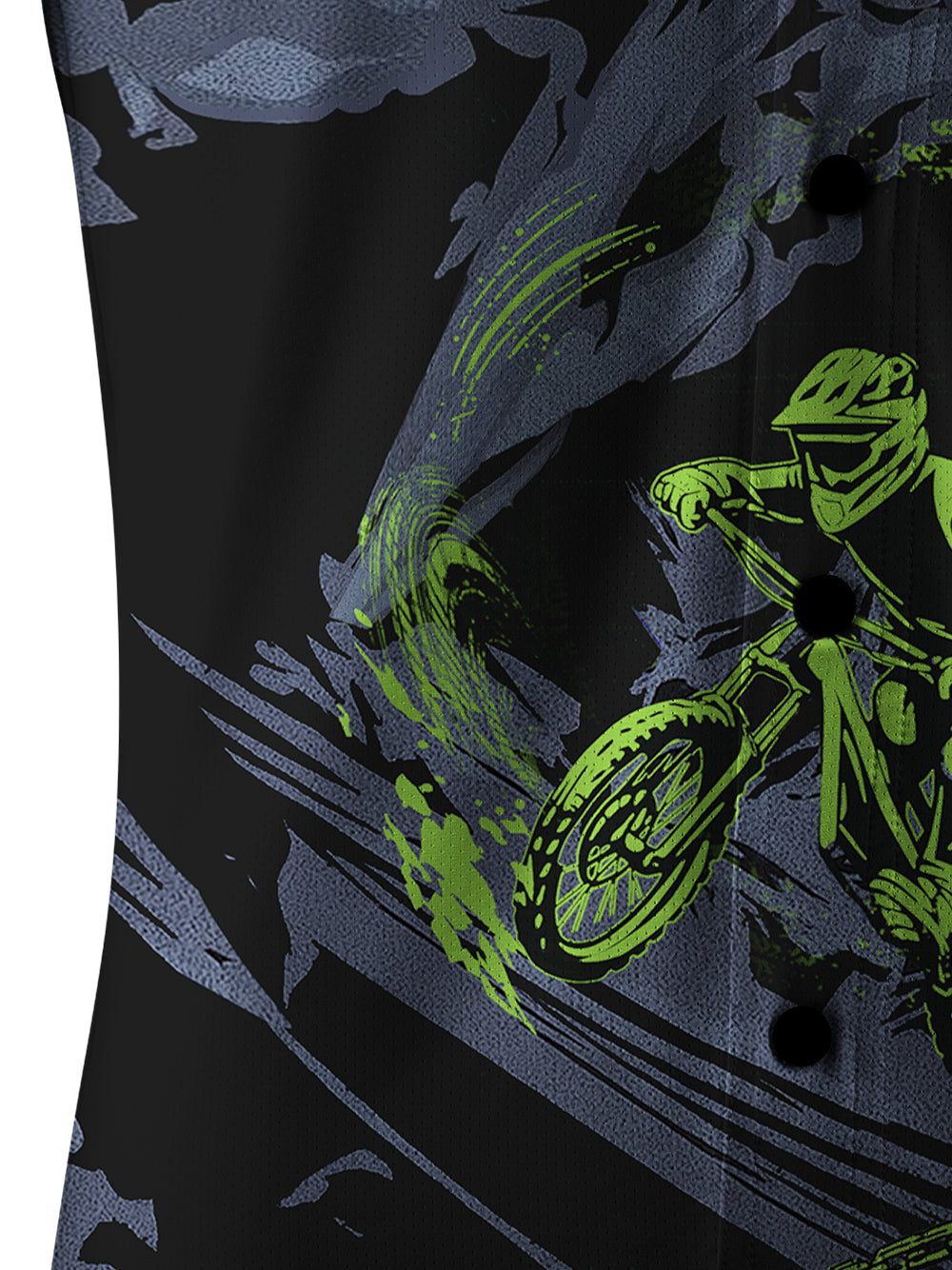 Orionride Through The Clouds Men's Stretchy Breathable Long Sleeve Gravel Shirt