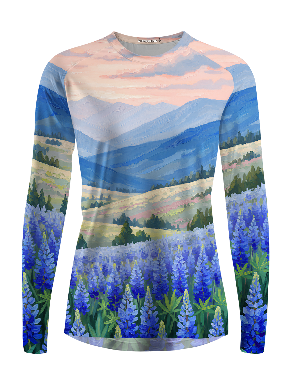Orionride Lavender Fields Women's Quick Dry Downhill Jersey