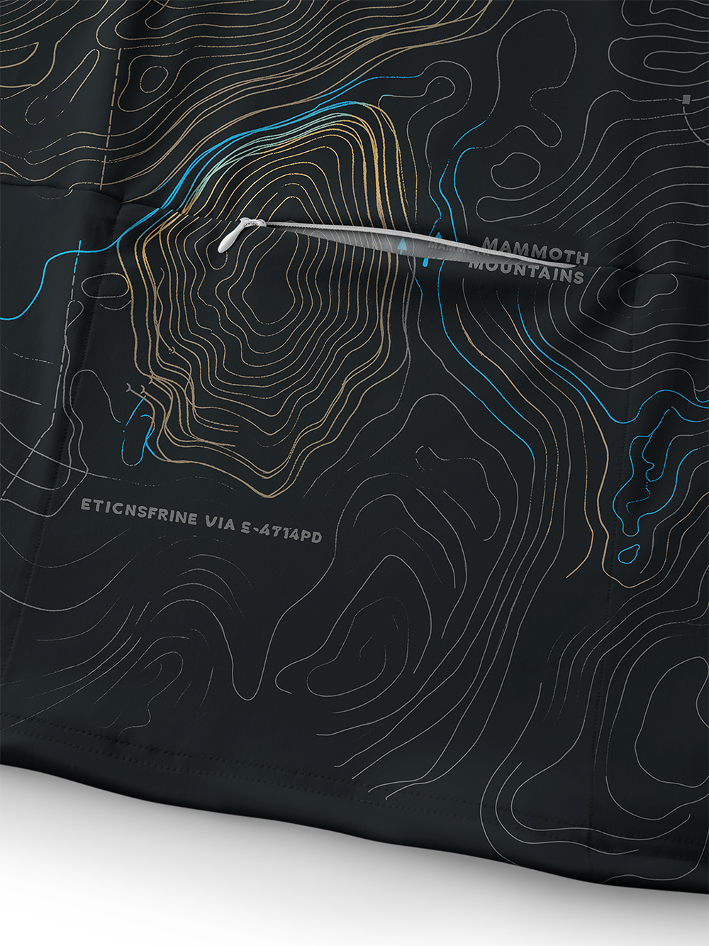 Orionride Panoramic Map Long Sleeve Cycling Hoodie Shirt
