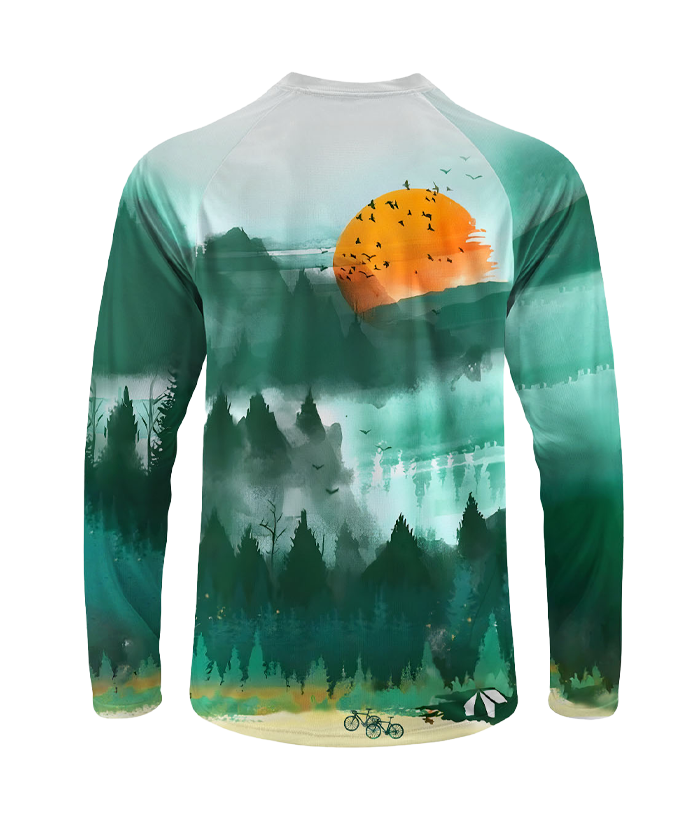 Orionride Misty Morning Long Sleeve Downhill Jersey