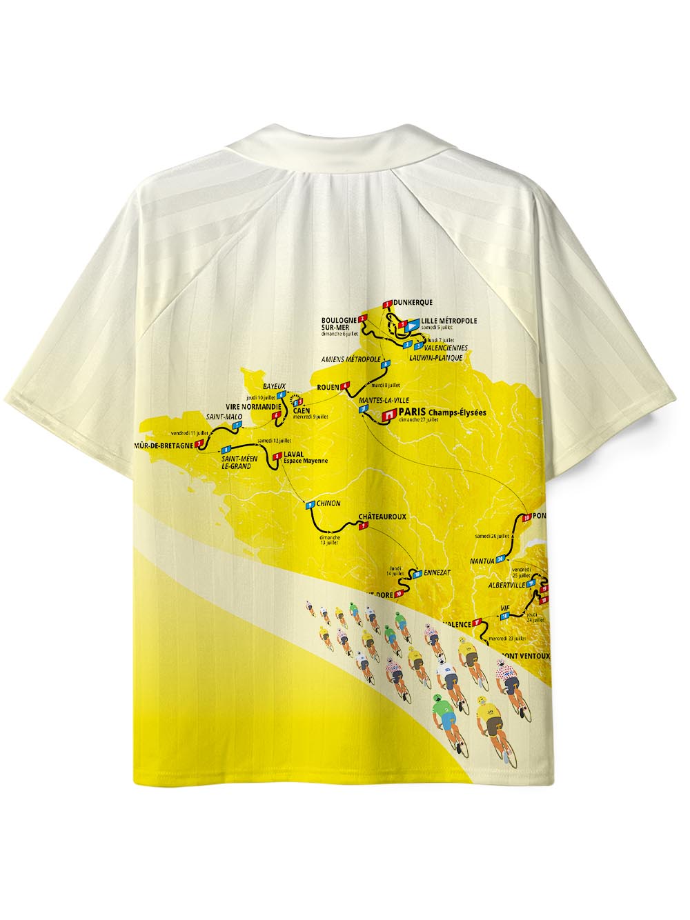 Orionride Race Route Collar Mesh Jersey