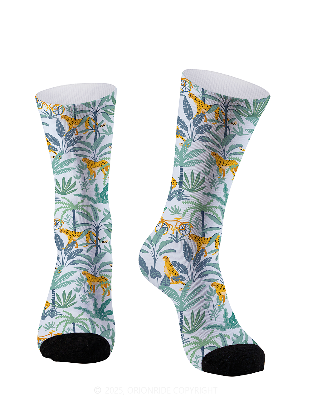 Orionride Jungle Leopard Cycling Socks
