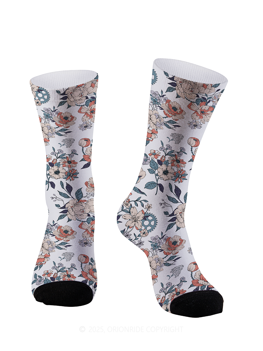 Orionride Buds Of Flowers Cycling Socks