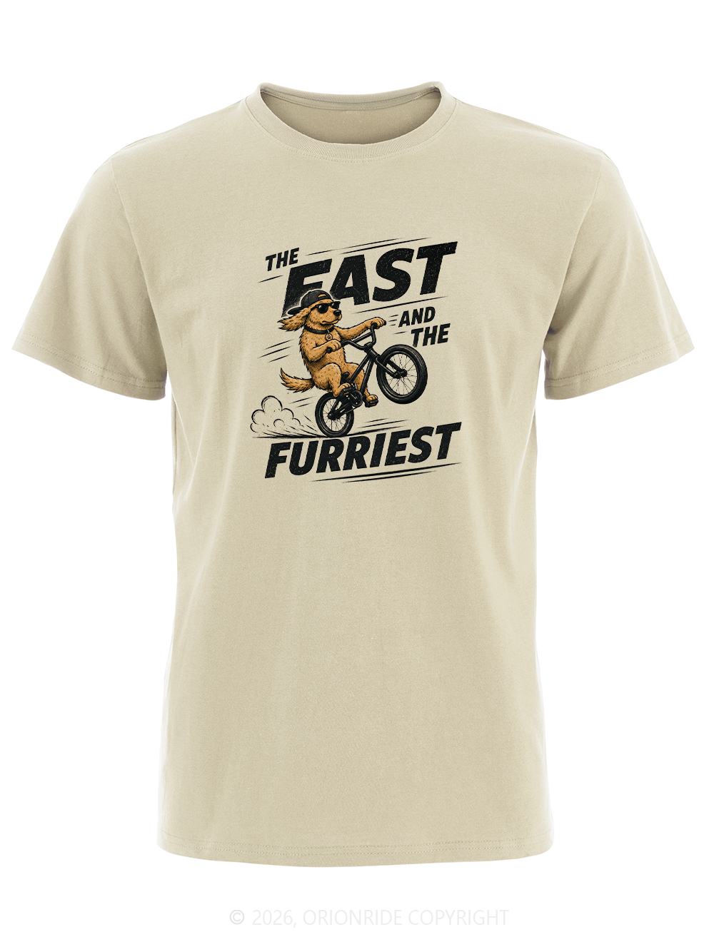 Orionride The Fast And The Furriest Short Sleeves Bike T-Shirt