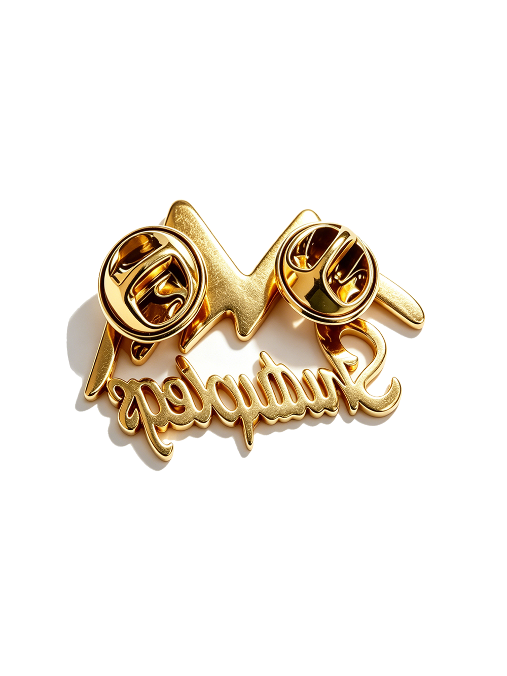 Orionride Stainless Steel Peak Brooch "Shut Up Legs"