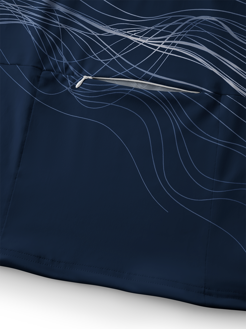 Orionride Spatial Lines Long Sleeve Cycling Hoodie Shirt