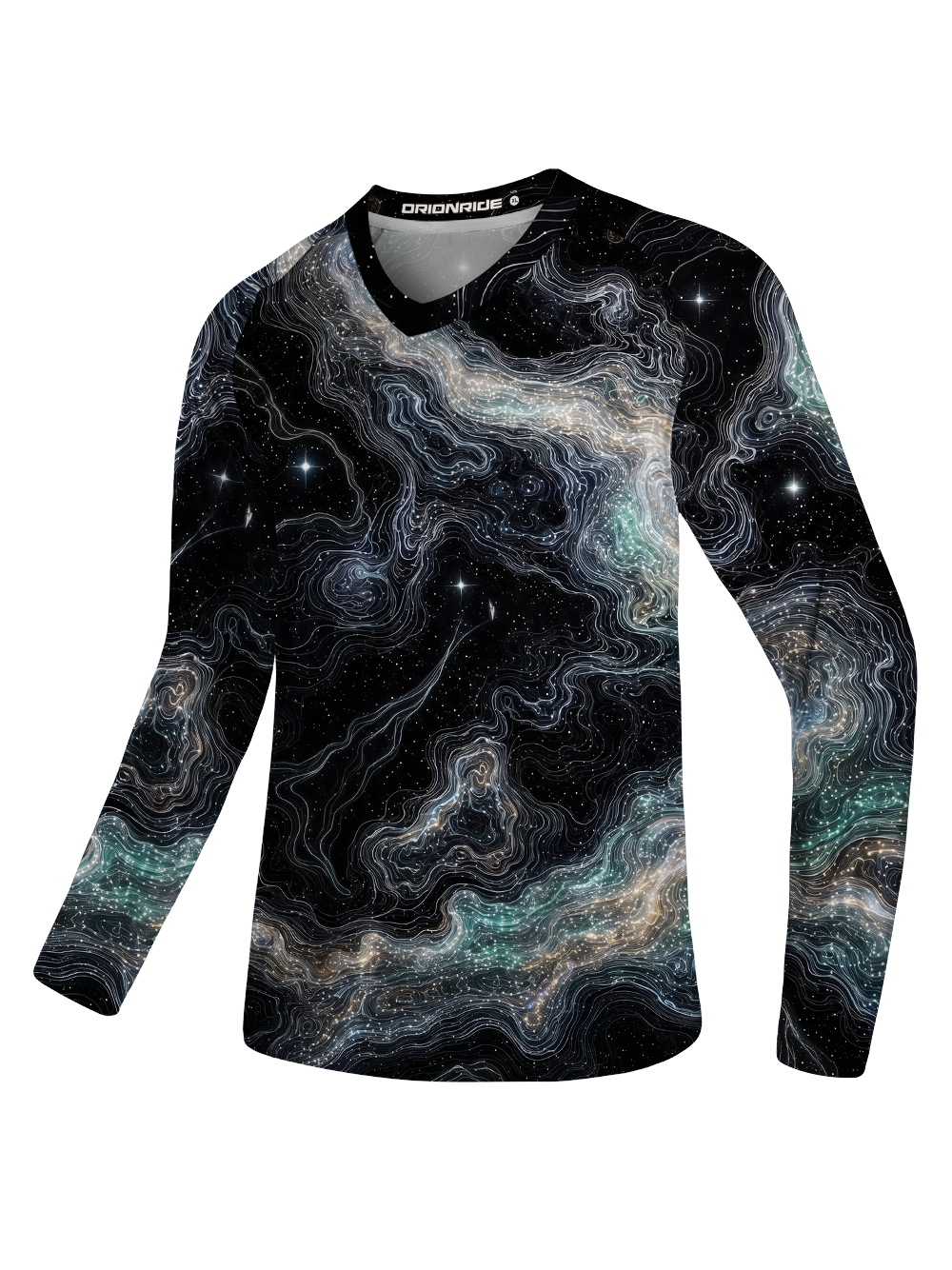 Orionride Luminous Dark Nebula  Long Sleeve Downhill Jersey